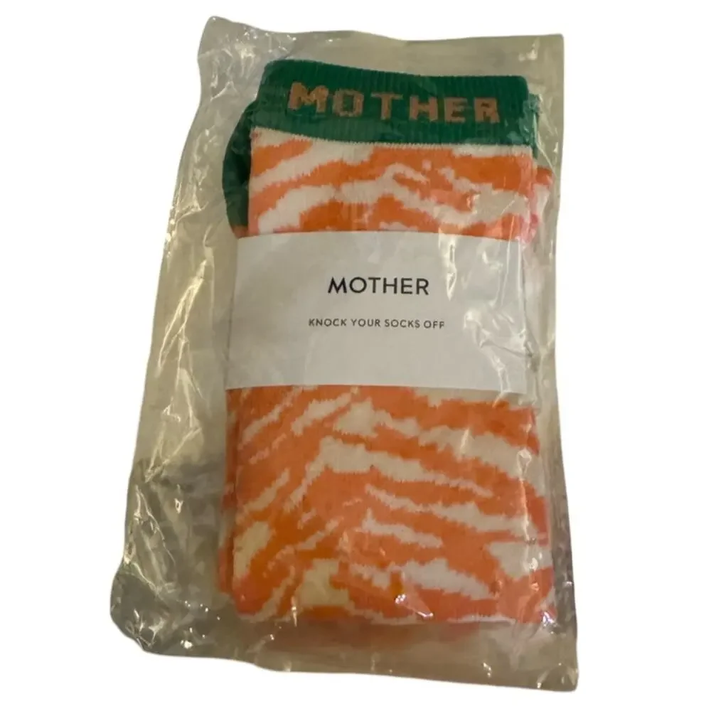 MOTHER Denim The High Stepper - Orange Zebra